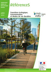 Transition écologique, Consommation et Modes de vie durables