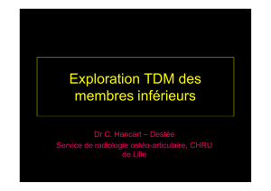 Exploration TDM des membres inférieurs [Mode de compatibilité]