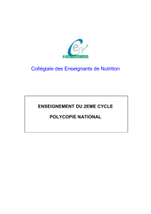 Collégiale des Enseignants de Nutrition