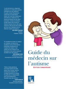 Guide du médecin sur l`autisme