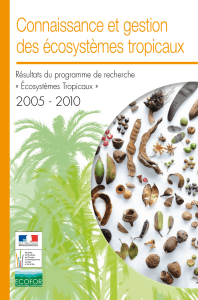 Recueil écosystèmes tropicaux 2005/2010 - Page double - GIP