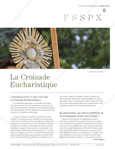 La Croisade Eucharistique