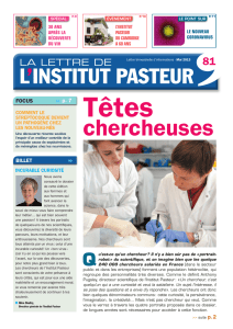 chercheuses - Institut Pasteur