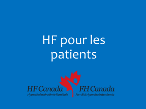 HF pour les patients
