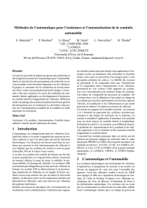 Méthodes de l`automatique pour l`assistance et l - JNRR`05