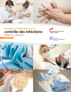 Document d`information sur le contrôle des infections