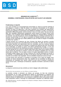 Égalité filles-garçons : des ateliers collège/lycée pour décrypter les