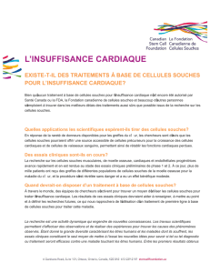 l`insuffisance cardiaque - Canadian Stem Cell Foundation