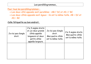 Les parallélogrammes