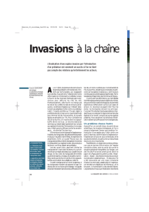 Invasions à la chaîne - Université Paris-Sud