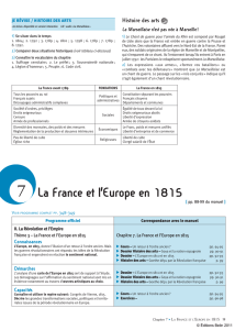 7 La France et l`Europe en 1815