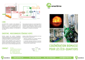 Brochure ORC pour cogénération biomasse
