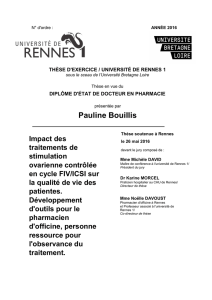Pauline Bouillis - Université de Rennes 1