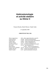 Astérosismologie et activité stellaire au Dôme C