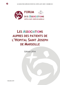 plaquette - Hôpital Saint Joseph