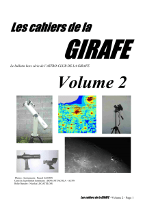 Cahier Girafe V2b - l`astro