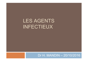 agents infectieux 1 2016