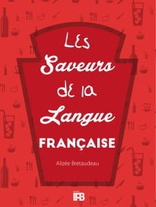 Les saveurs de la langue française - revista eixo