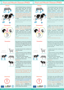 Foot and Mouth Disease (FMD) Foot and Mouth Disease