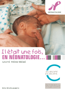Mise-à-jour brochure : Il était une fois en néonatologie