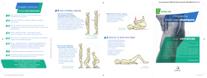 Programme d`exercice physiques pour l`arthrose