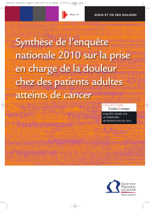32 pages - Institut National Du Cancer