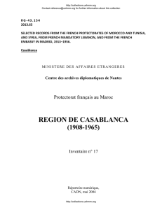 REGION DE CASABLANCA