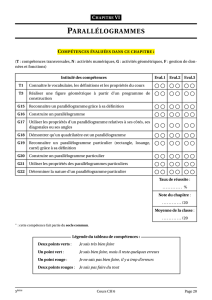 parallélogrammes