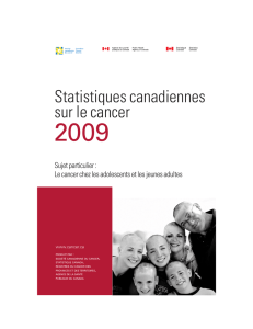 Statistiques canadiennes sur le cancer 2009