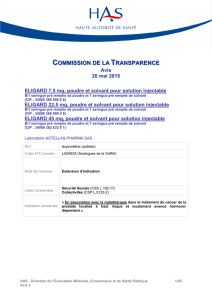 avis de la Commission de la Transparence