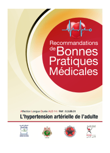 L`hypertension artérielle de l`adulte