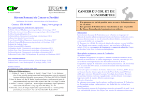 Cancer de l`endomètre et du col (link is external)