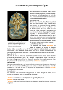 Les symboles du pouvoir royal en Égypte