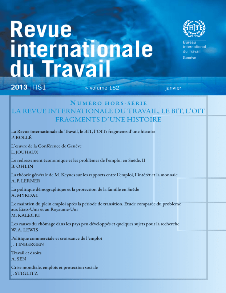 Revue internationale du Travail