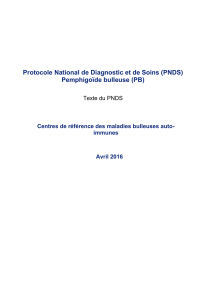(PNDS) Pemphigoïde bulleuse