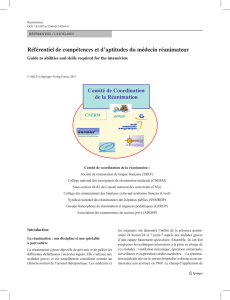 Référentiel de compétences et d`aptitudes du médecin