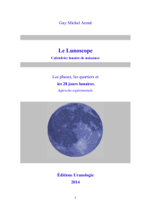 Horoscope Lunaire - Astrologie Sidérale Scientifique Lunaire