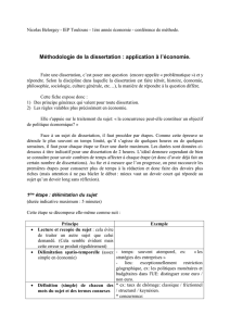 Méthodologie dissert d`économie - Université Toulouse 1 Capitole