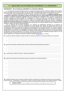 1.2 – QUELS SONT LES FACTEURS QUI CONTRIBUENT A LA
