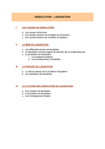 dissolution - GCL - Expertise Comptable