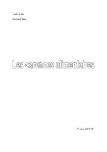 I les carences