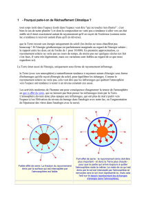 1 - Pourquoi parle-t-on de Réchauffement Climatique