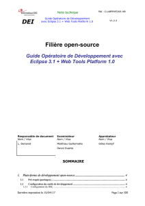 3. Cycle de développement d`un projet