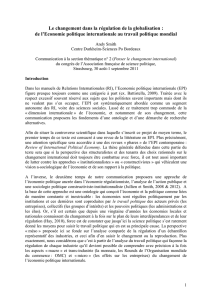 L`&eacute;conomie politique internationale en action : vers une - Hal-SHS