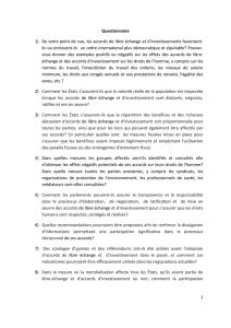 Questionnaire in French (March 2015)