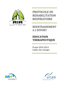 protocole de rehabilitation respiratoire