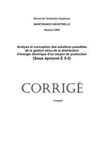 (Sous-épreuve E 5-2) Analyse et conception des solutions possibles