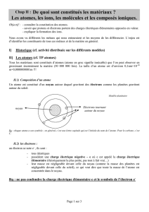 De quoi sont constitués les matériaux