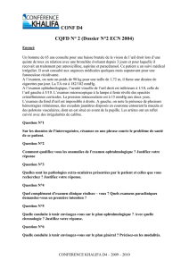 CQFD N° 2 (Dossier N°2 ECN 2004)