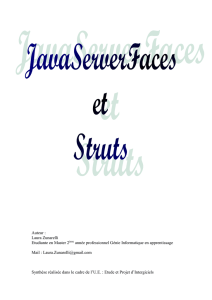 Java Server Faces et Struts